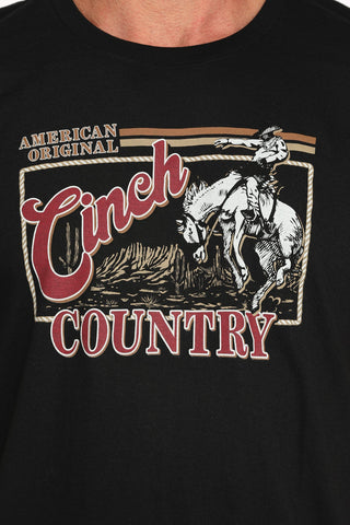 Cinch Men’s Buckin Bronc T-shirt Black - Cowboy SwaggerCinch Men’s Buckin Bronc T-shirt Black