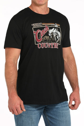 Cinch Men’s Buckin Bronc T-shirt Black - Cowboy SwaggerCinch Men’s Buckin Bronc T-shirt Black
