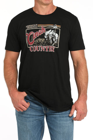 Cinch Men’s Buckin Bronc T-shirt Black - Cowboy SwaggerCinch Men’s Buckin Bronc T-shirt Black