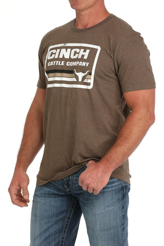 Cinch Men’s Cattle Company Tee Brown - Cowboy SwaggerCinch Men’s Cattle Company Tee BrownShirts & Tops