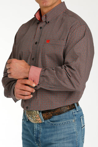 Cinch Men’s Charcoal Print Long Sleeve - Cowboy SwaggerCinch Men’s Charcoal Print Long SleeveMen's Shirts