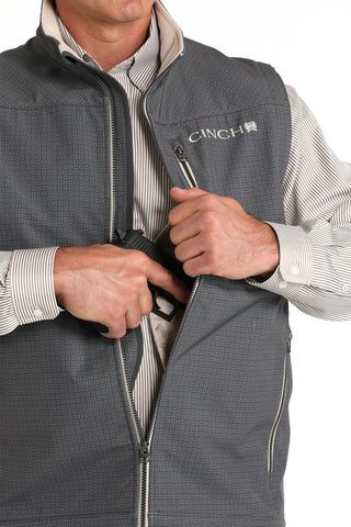 Cinch Men’s Concealed Carry Bonded Vest Gray - Cowboy SwaggerCinch Men’s Concealed Carry Bonded Vest GrayVest
