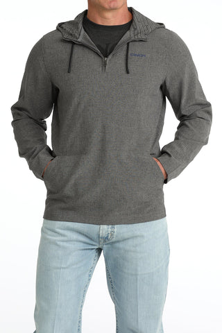 Cinch Men’s Grey Arena Flex Lightweight Performance Hoodie - Cowboy SwaggerCinch Men’s Grey Arena Flex Lightweight Performance HoodieShirts & Tops