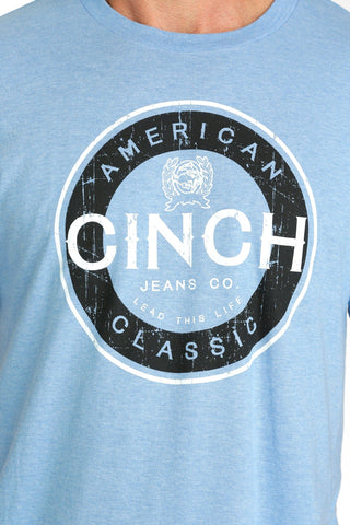 Cinch Men's Jeans Tee Light Blue - Cowboy SwaggerCinch Men's Jeans Tee Light BlueMen's Shirts