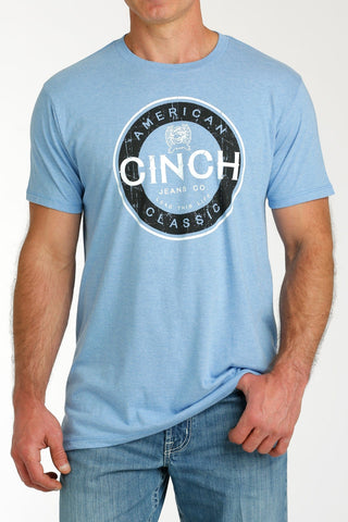 Cinch Men's Jeans Tee Light Blue - Cowboy SwaggerCinch Men's Jeans Tee Light BlueMen's Shirts