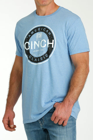 Cinch Men's Jeans Tee Light Blue - Cowboy SwaggerCinch Men's Jeans Tee Light BlueMen's Shirts