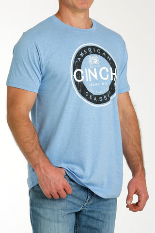 Cinch Men's Jeans Tee Light Blue - Cowboy SwaggerCinch Men's Jeans Tee Light BlueMen's Shirts
