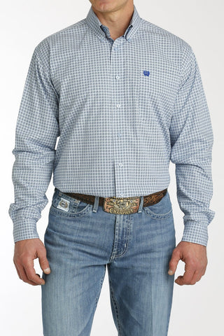 Cinch Men’s Light Blue Geometric Print Button - Down Shirt – MTW1105761 - Cowboy SwaggerCinch Men’s Light Blue Geometric Print Button - Down Shirt – MTW1105761Shirts & Tops