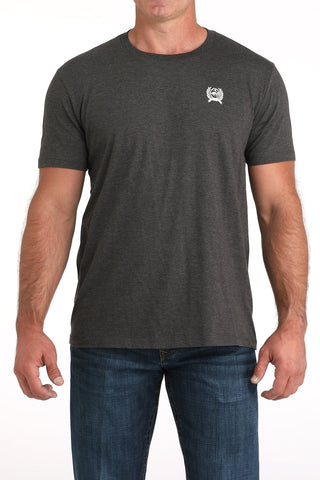 Cinch Men’s Logo Tee Charcoal - Cowboy SwaggerCinch Men’s Logo Tee Charcoal