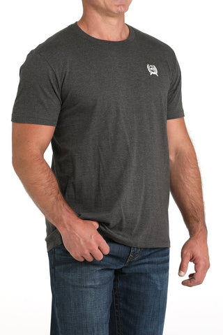 Cinch Men’s Logo Tee Charcoal - Cowboy SwaggerCinch Men’s Logo Tee Charcoal
