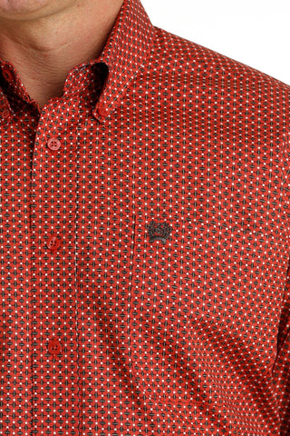 Cinch Men’s Long Sleeve Red Printed Button Down Shirt – MTW1105653 - Cowboy SwaggerCinch Men’s Long Sleeve Red Printed Button Down Shirt – MTW1105653Shirts & Tops