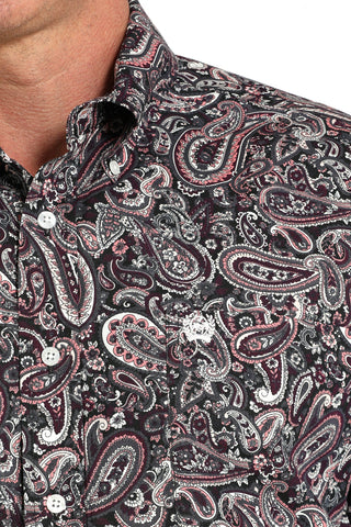 Cinch Men’s LS Pink Multi Paisley Shirt - Cowboy SwaggerCinch Men’s LS Pink Multi Paisley ShirtShirts & Tops