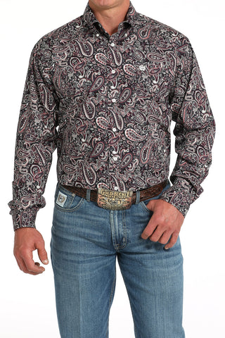Cinch Men’s LS Pink Multi Paisley Shirt - Cowboy SwaggerCinch Men’s LS Pink Multi Paisley ShirtShirts & Tops