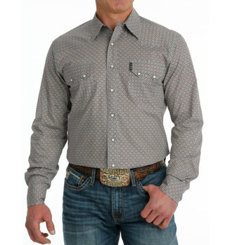 Cinch Men’s Modern Fit Burgundy Snap Western Shirt - Cowboy SwaggerCinch Men’s Modern Fit Burgundy Snap Western ShirtMen's Shirts