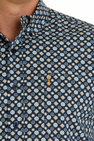 Cinch Men’s Modern Fit Button - Down Western Shirt - Navy - Cowboy SwaggerCinch Men’s Modern Fit Button - Down Western Shirt - NavyMen's Shirts