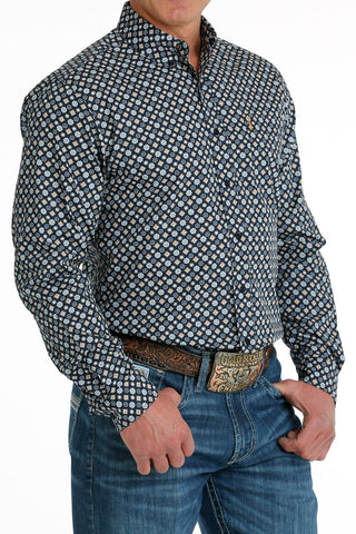 Cinch Men’s Modern Fit Button - Down Western Shirt - Navy - Cowboy SwaggerCinch Men’s Modern Fit Button - Down Western Shirt - NavyMen's Shirts