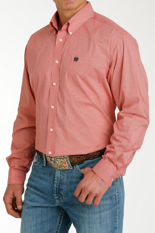 Cinch Men’s Red Print Long Sleeve - Cowboy SwaggerCinch Men’s Red Print Long SleeveMen's Shirts
