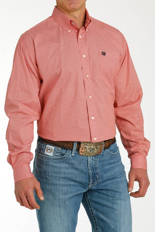 Cinch Men’s Red Print Long Sleeve - Cowboy SwaggerCinch Men’s Red Print Long SleeveMen's Shirts