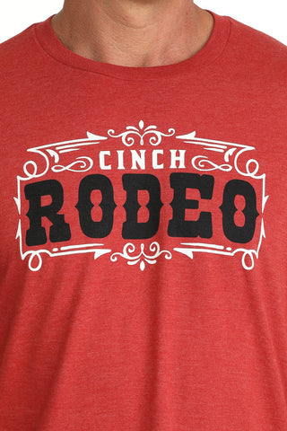 Cinch Men’s Red Rodeo Logo Tee - Cowboy SwaggerCinch Men’s Red Rodeo Logo TeeShirts & Tops
