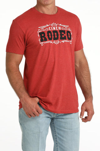 Cinch Men’s Red Rodeo Logo Tee - Cowboy SwaggerCinch Men’s Red Rodeo Logo TeeShirts & Tops