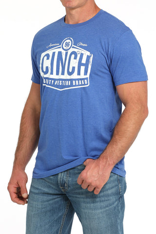 Cinch Men’s Royal Blue Tee White Logo - Cowboy SwaggerCinch Men’s Royal Blue Tee White LogoShirts & Tops