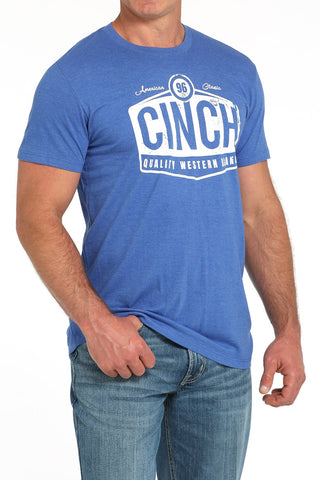 Cinch Men’s Royal Blue Tee White Logo - Cowboy SwaggerCinch Men’s Royal Blue Tee White LogoShirts & Tops