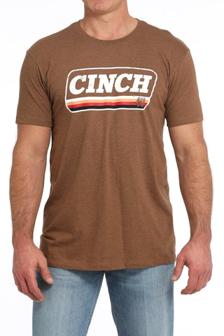 Cinch Men’s SS Brown Logo Tee - Cowboy SwaggerCinch Men’s SS Brown Logo Tee