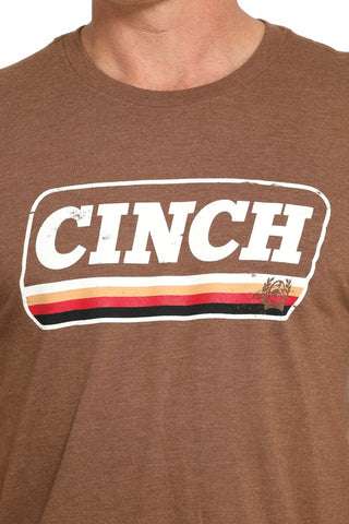 Cinch Men’s SS Brown Logo Tee - Cowboy SwaggerCinch Men’s SS Brown Logo Tee