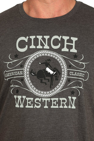 Cinch Men’s SS Logo Tee Charcoal - Cowboy SwaggerCinch Men’s SS Logo Tee Charcoal