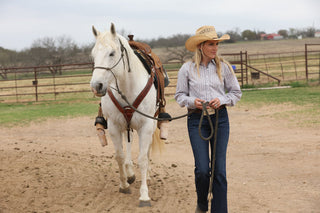 Cinch Women’s White Western Shirt with Peach & Teal Pinstripes – Long Sleeve Button Down - Cowboy SwaggerCinch Women’s White Western Shirt with Peach & Teal Pinstripes – Long Sleeve Button Down
