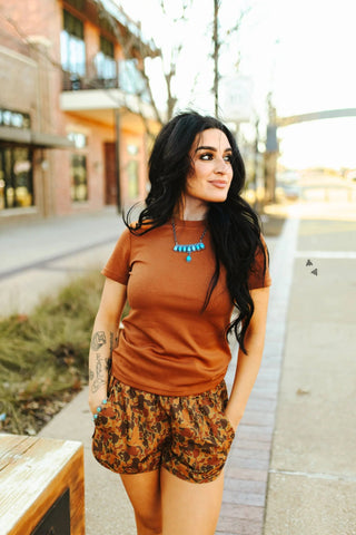 Cloud Basic Tee Saddle - Cowboy SwaggerCloud Basic Tee Saddle