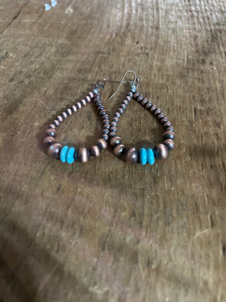 Copperhead Country Beaded Earrings - Cowboy SwaggerCopperhead Country Beaded EarringsEarrings