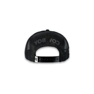 Cowboy Hustle Blacktop Logo Black Western Snapback Cap - Cowboy SwaggerCowboy Hustle Blacktop Logo Black Western Snapback CapWestern Snapback Hats