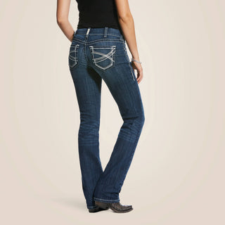 Cowboy Swagger Ariat Real Women’s Mid Rise Stretch Ivy Stackable Straight Leg Jean