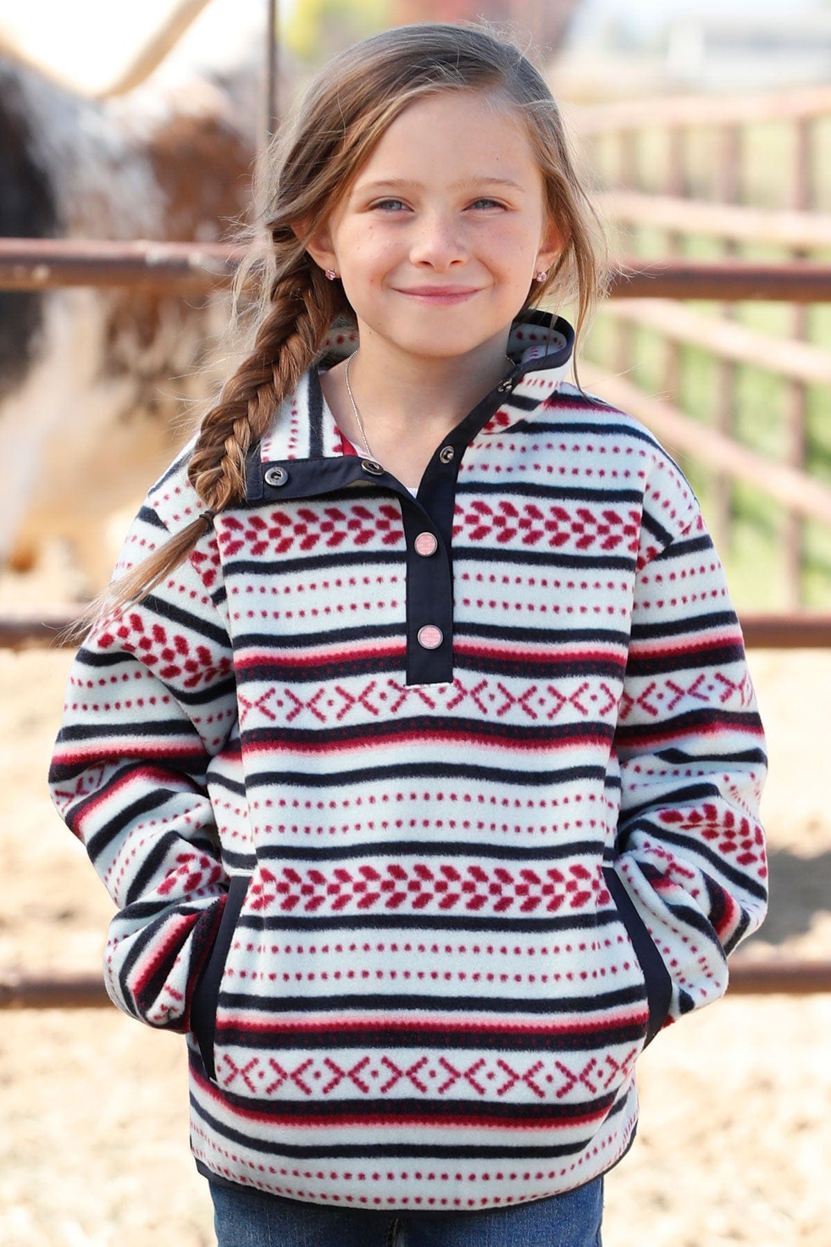 Girls polar fleece clearance