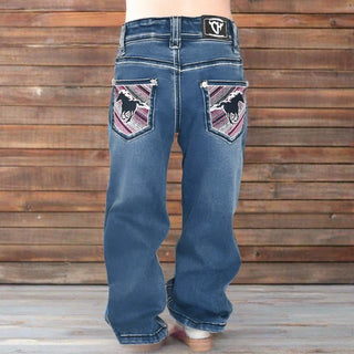 Cowgirl Hardware Pants Cowgirl Hardware Girl's Positive Horse Jean