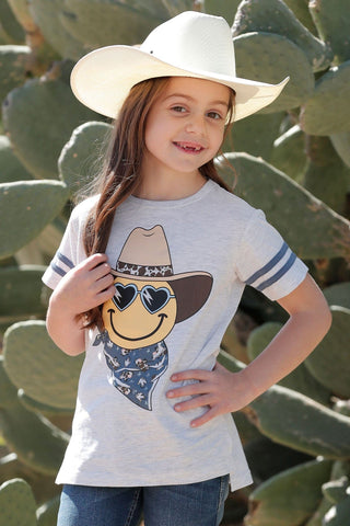Cruel Shirts & Tops Cruel Girl’s Cowboy Smiley Tee