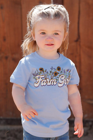 Cruel Girls Farm Girl Lilac Tee - Cowboy SwaggerCruel Girls Farm Girl Lilac Tee