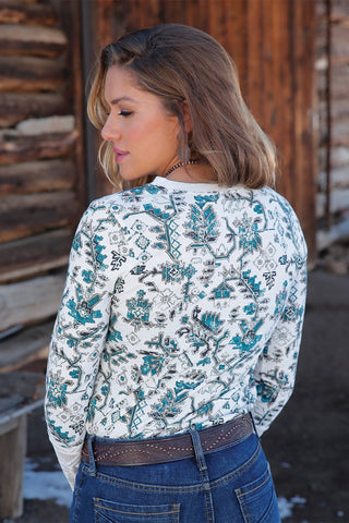 Cruel Women Cream Knit Long Sleeve - Cowboy SwaggerCruel Women Cream Knit Long Sleeve