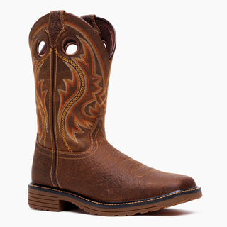 Durango Men’s WorkHorse Soft Square Toe Western Work Boots – Bark Brown & Glaze - Cowboy SwaggerDurango Men’s WorkHorse Soft Square Toe Western Work Boots – Bark Brown & GlazeBoots