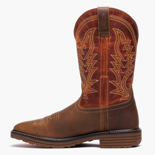 Durango Men’s WorkHorse Steel Toe Western Work Boots – Western Saddle & Rust - Cowboy SwaggerDurango Men’s WorkHorse Steel Toe Western Work Boots – Western Saddle & RustBoots