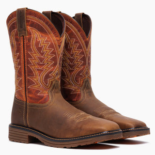 Durango Men’s WorkHorse Steel Toe Western Work Boots – Western Saddle & Rust - Cowboy SwaggerDurango Men’s WorkHorse Steel Toe Western Work Boots – Western Saddle & RustBoots