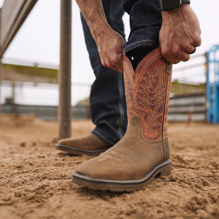 Durango Men’s WorkHorse Steel Toe Western Work Boots – Western Saddle & Rust - Cowboy SwaggerDurango Men’s WorkHorse Steel Toe Western Work Boots – Western Saddle & RustBoots