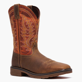 Durango Men’s WorkHorse Steel Toe Western Work Boots – Western Saddle & Rust - Cowboy SwaggerDurango Men’s WorkHorse Steel Toe Western Work Boots – Western Saddle & RustBoots