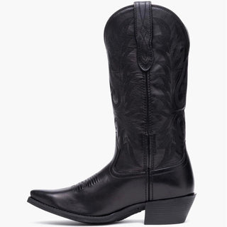 Durango Women’s Polished Black Point Toe Western Boot - Cowboy SwaggerDurango Women’s Polished Black Point Toe Western BootWomen's Boots