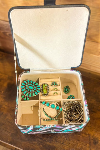 Feather Rain Jewelry Box - Cowboy SwaggerFeather Rain Jewelry Box