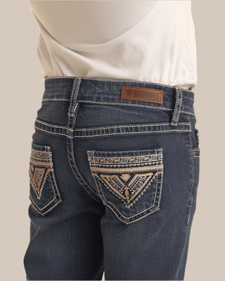 Girls Boot Cut Jeans – Adjustable Waist Western Riding Jeans BG4MD03695 - Cowboy SwaggerGirls Boot Cut Jeans – Adjustable Waist Western Riding Jeans BG4MD03695Girls