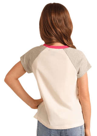 Girls’ Horse Love Graphic Tee – Short Sleeve Western T-Shirt S25310177 - Cowboy SwaggerGirls’ Horse Love Graphic Tee – Short Sleeve Western T-Shirt S25310177