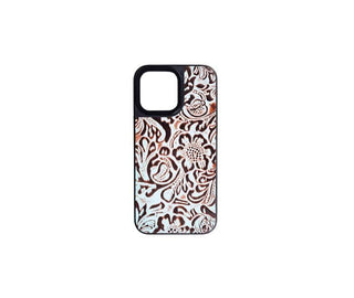 IPhone 14 Pro Max Phone Case Turquoise Embossed - Cowboy SwaggerIPhone 14 Pro Max Phone Case Turquoise Embossed