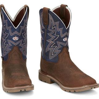 Justin Boots Justin Men’s Dusty 11” Cedar Brown Western Work Boot